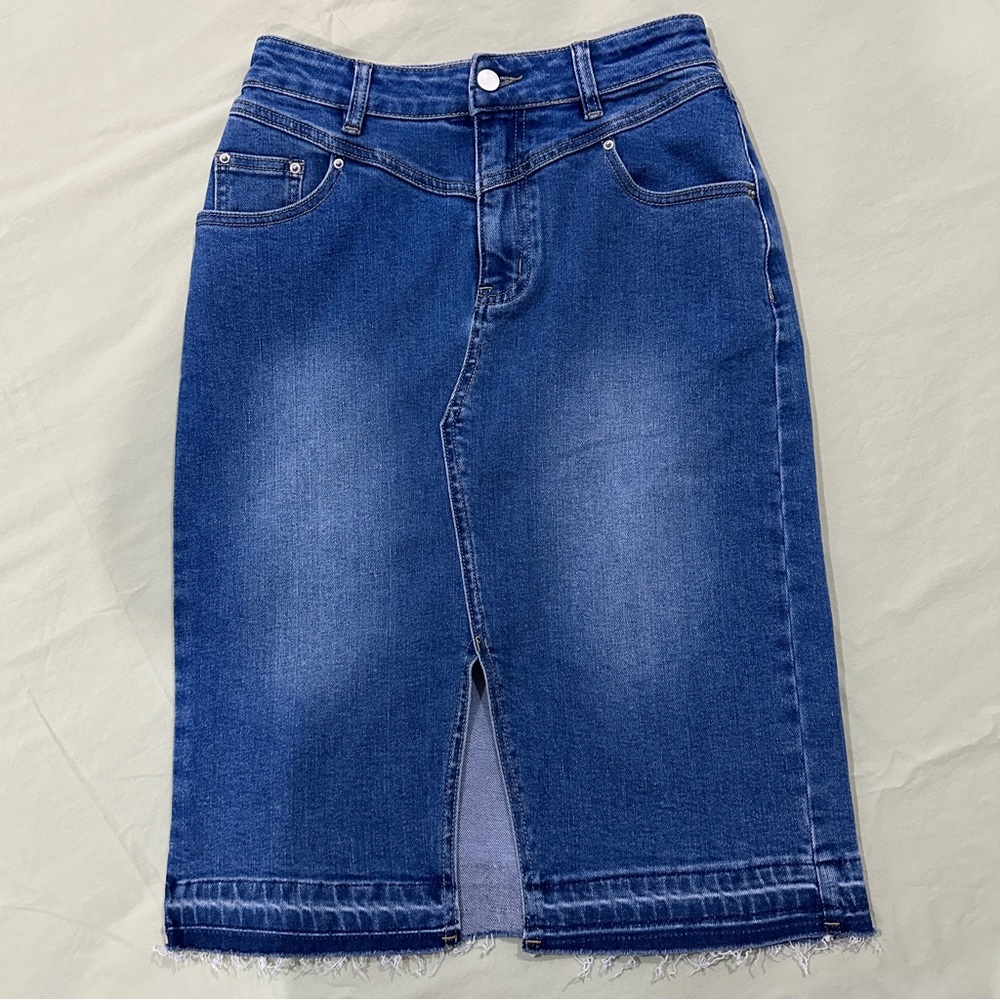 Brand New Denim Skirt by Jac